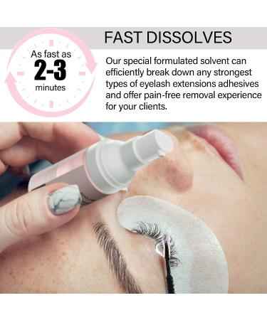 PINKZIO Eyelash Extension Remover 15g - Gentle Lash Glue Remover for Sensitive Eyes - Buy Online on GoSupps.com