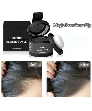 Magic Root Cover Up Powder - Instant Hairline Concealer for Thinning Hair in Gray Brown | Root Touch Up for Men & Women - Buy Online on GoSupps.com