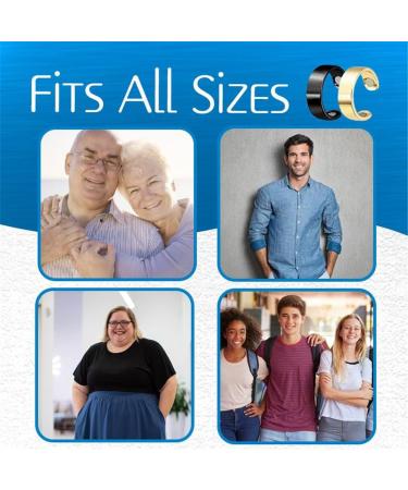 EWTDHGB 4PCS Blood Sugar Control Ring Adjustable Blood Glucose Control Ring Therapeutic Magnetic Therapy Ring Pain Relief for Arthritis Blood Flow and Carpal Tunnel - Buy Online on GoSupps.com