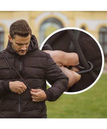 Hands-Free Dog Leash - 2m Adjustable Belly Belt 3-in-1 Running & Training Leash for Large & Small Dogs - Rope Leash in Black - Buy Online on GoSupps.com