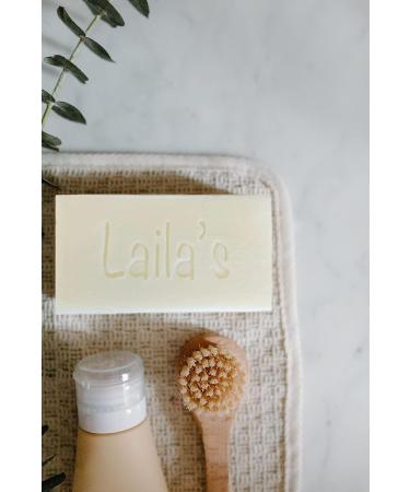 Laila's Olive Oil Soap - 6 Bars, 1.98 LB - Handmade Natural Vegan Soap with Aegean Olive Oil - Buy Online on GoSupps.com