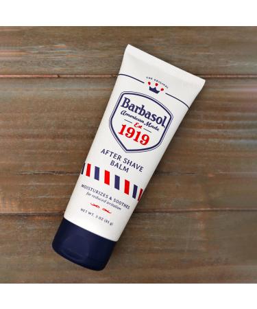 Barbasol After Shave Balm for Men 3 oz - Soothes & Moisturizes Skin with Vitamin B & Witch Hazel - Buy Online on GoSupps.com