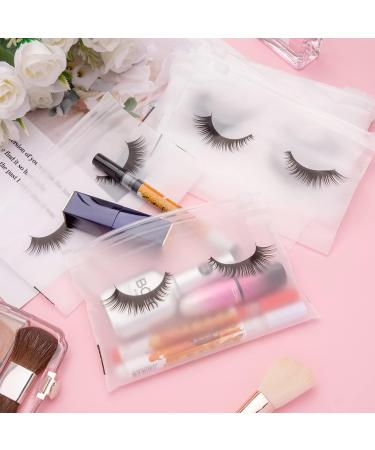 No Lifting 100PCS Eyelash Aftercare Bags - Clear Zipper Makeup Pockets for Eyelash Extension Customers - Buy Online on GoSupps.com