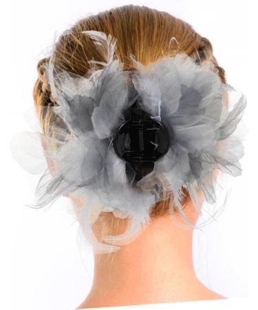 Ipetboom Large Hair Clips Pearl Organza Flower Hair Clip Hair Barrettes Hair Clips Hair Accessories Tiara Hair Pin Large Clips for Hair Womens Hairpin Back of Head Big Hairpin Miss Metal - Buy Online on GoSupps.com