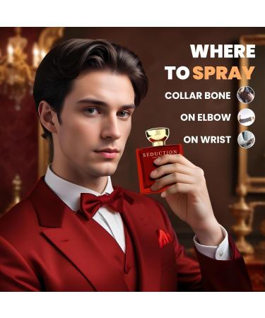 Arabian Aroma Seduction Perfume For Men Ultimate Compliment Getter Perfume For Him Unique & Seductive Fragrance Liquid Eau De Perfume 100ml - Buy Online on GoSupps.com