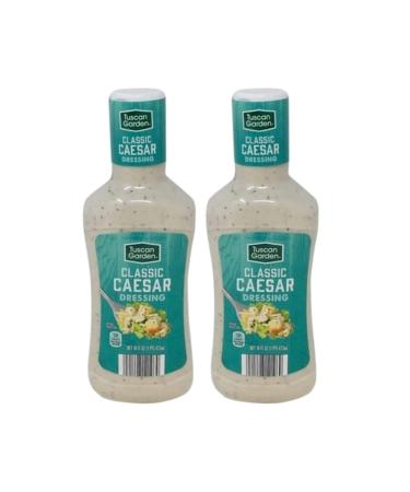 Tuscan Garden Caesar Salad Dressing - 2 Bottles (16 oz)