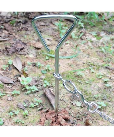 Dog Stake Metal Pet Stake Spiral Tie-Out Pet Supply Tether Dog Leash Anchor Stakes with Spiral Shape Suitable for Outdoor Yard and Camping Small Medium and Large Pets Stake-Out Spike Dog tie out - Buy Online on GoSupps.com
