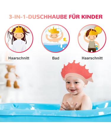 Adjustable Baby Shower Hood - Hair Washing Visor for Kids | Safe Shampoo Cap for Worry-Free Bath Time - Buy Online on GoSupps.com