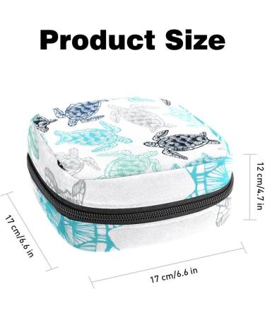 Womens Bonds Storage Pocket Stillpad Holder - Portable Period Kit & Feminine Product Bag in Black Gray Blue | Perfect for Girls & Women - Buy Online on GoSupps.com