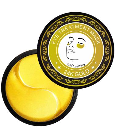 GILVOS Under Eye Patches - 24k Gold Eye Mask Face Mask Skin Care Eye Patches for Puffy Eyes Dark Circles Under Eye Bags & Wrikles Eye Treatment Easy for Self Care Beauty & Personal Care Products