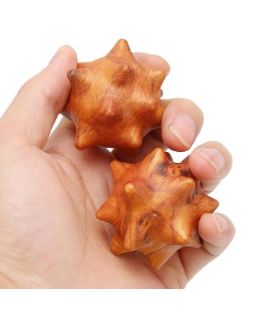 2 Pieces Hand Massage Balls - Thai Trigger Point Relief Tool for Stress & Acupuncture - Buy Online on GoSupps.com