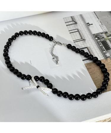 Shop Oralgos Handmade Crystal Pearl Necklace - Elegant Choker & Collarbone Chain for Women & Girls - Buy Online on GoSupps.com