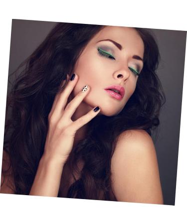 minkissy 4 Pairs False Eyelashes Eye Makeup Sticker Eye Liners Strip Stickers Shiny Eyeliner Stickers 3d False Eyelashes Reusable Eyelash Stickers Miss Double Eyelid Sticker Plastic Moment 4x1.5cm Green - Buy Online on GoSupps.com