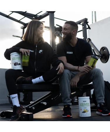 Weider Vegan Protein 750g - Vanilla Flavor | 23g Protein/Dose | Gluten-Free Sugar-Free B12 & Stevia Eco-Friendly Packaging - Buy Online on GoSupps.com