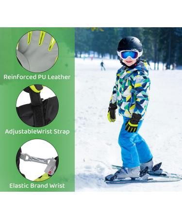 Buy Homord Waterproof Ski Gloves for Kids | Warm & Breathable Winter Gloves for Boys & Girls (3-14 Years) - Size XL (12-14 Years) - Buy Online on GoSupps.com