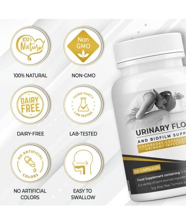 D-Mannose Capsules with Cranberry - UTI & Bladder Control Support for Women & Men - 60 Capsules - Buy Online on GoSupps.com