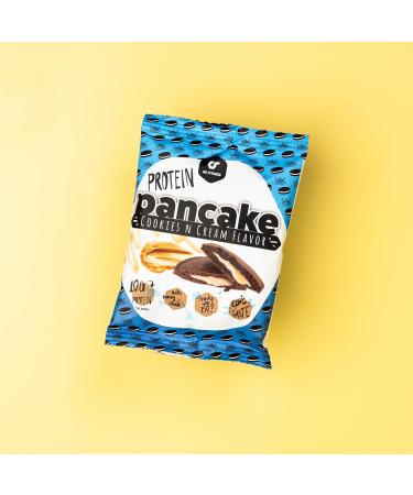 Go Fitness Protein Pancakes - Cookies n Cream | High Protein Snack | 10g Protein | Freshly Baked & Delicious | Healthier Protein Bar Alternative - Buy Online on GoSupps.com
