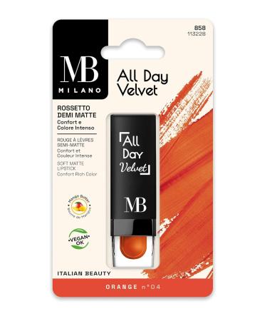 MB Milano Lipstick - Matte Velvet Orange | Intense Color & Soft Matte Finish - Volume Active - Buy Online on GoSupps.com