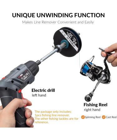 THKFISH Line Spooler with Clamp | Hand Reel Fishing Line Spooling System & Accessories | Easy C-Line Remover for Anglers - Buy Online on GoSupps.com