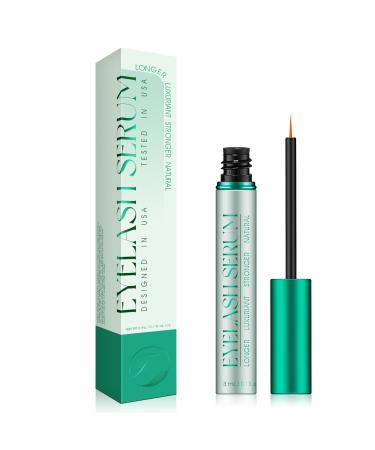 TUDPA Eyelash Serum:Enhances Promotes Natural Growth Longer Thicker Stronger Healthier Lashes.Cruelty-Free Suitable for Sensitive Eyes & Hypoallergenic Skin.0.1 Fl. Oz (3 ML) 2-Month Supply.