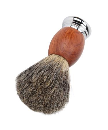 Elegant Wooden Handle Shaving Brush | Ergonomic Beard Brush for Home & Travel - Premium Quality - Buy Online on GoSupps.com
