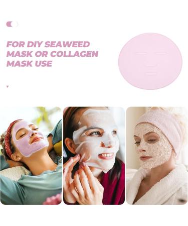 Homoyoyo Lot de 2 Plateaux de Masque en Silicone R utilisables Moule Masque Facial au Collag ne Algues Outil de Maquillage Pratique pour Soins Hydratants Visage Couleur Al atoire - Buy Online on GoSupps.com