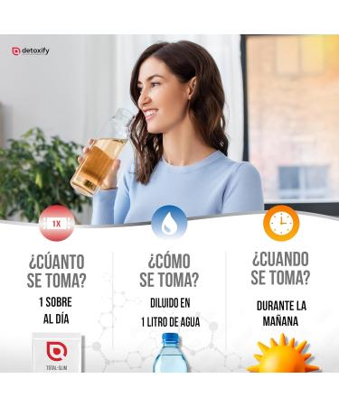  Detoxify Detoxify TotalSlim Powerful fat burner for weight loss satiating in sachets Garcinia Cambogia Chromium tail of - Buy Online on GoSupps.com