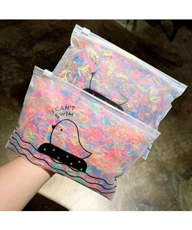 1000 Mini Elastic Hair Ties - Black Rubber Bands for Women & Girls | Perfect for Braids & Daily Hairstyles - Buy Online on GoSupps.com