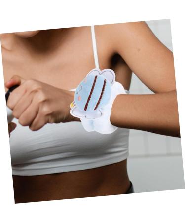 FRCOLOR 20 Pcs Face Wash Wristband Elastic Hair Ties Convenient Wrist Bands Wrist Wraps for Washing Face Wrist Cuffs Absorbent Wristbands Car Diffuser Wash Arm Towel Flannel Bee Armband - Buy Online on GoSupps.com