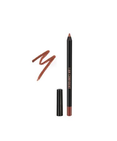 REALHER Lip Liner - I Am Confident - Deep Nude - Vegan, Creamy Formulation Infused with Jojoba Seed Oil - Smooth, Matte Finish