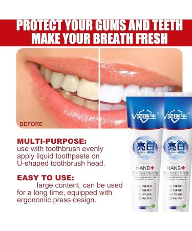 Smile Doctor SP-4 Probiotic Toothpaste - 2 Pack for Quick Whitening & Stain Removal | 2024 Ultra Brightening Formula - Buy Online on GoSupps.com