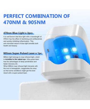 Anyork Nail Fungus Treatment Device - Toenail & Fingernail Remover with 470nm + 905nm Light - Buy Online on GoSupps.com