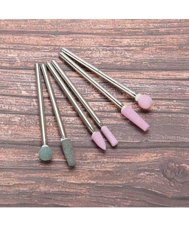 Stainless Steel Nail Drill Bit Set - 6Pcs Manicure Accessories for Nail Art - #5 - Buy Online on GoSupps.com