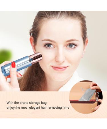 SEIHAI Hair Removal Device(2023) - Rechargeable Facial Hair Remover for Women | Includes 2 Replacement Heads - Blue - Buy Online on GoSupps.com