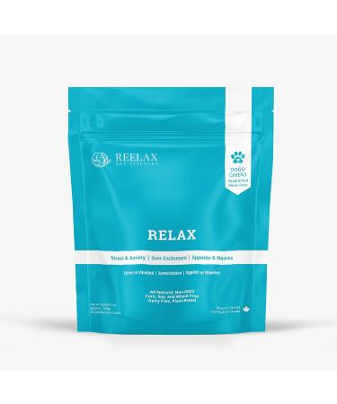 Relax Pet Supplement for Dogs/Canines - Chews (Small Breed) 100g | Calming Hemp Supplement | Stress and Anxiety | Over-Excitement | Travel Sickness | Depression | Separation Anxiety - Buy Online on GoSupps.com