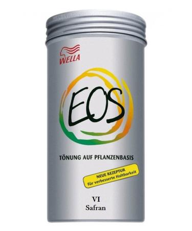 Wella - Hair Color for White Hair - Herbal Powder - Wella EOS color Saffron - 120g