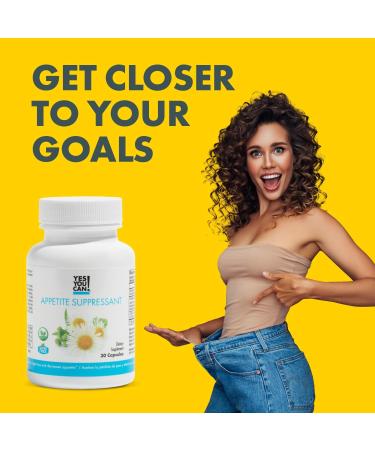 Yes You Can! Appetite Support for Body Weight Management - Healthy Relationship with Food - Includes Natural Ingredients: 5-HTP Lemon Balm Chamomile Extract - 30 Capsules 1 Pack Lemon 30 Count (Pack of 1) - Buy Online on GoSupps.com