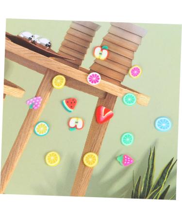 1000pcs 3D Fruit Slices Nail Art Decorations Polymer Clay Nail Charms for Halloween & Lip Gloss Perfect for Manicure & DIY Nail Art - Buy Online on GoSupps.com