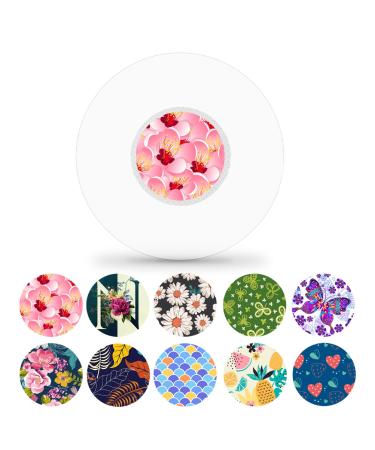 Freestyle Waterproof Sensor Covers for Libre 2 & Libre 2 Sensor Stickers Clear Adhesive Patches Long-Lasting for 14 Days Latex-Free and Hypoallergenic Total 40pcs for Freestyle Libre 2 Pink