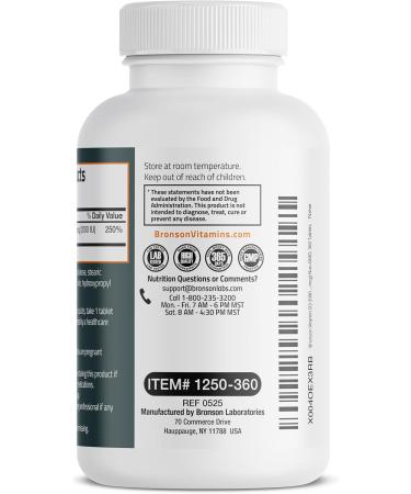 Bronson Vitamin D3 2000 IU (50mcg) Non-GMO, 360 Tablets - Buy Online on GoSupps.com