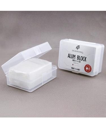Natural Alumen Stone for After Shave | Antiseptic Alaun Block | Soothes Razor Irritation - Buy Online on GoSupps.com
