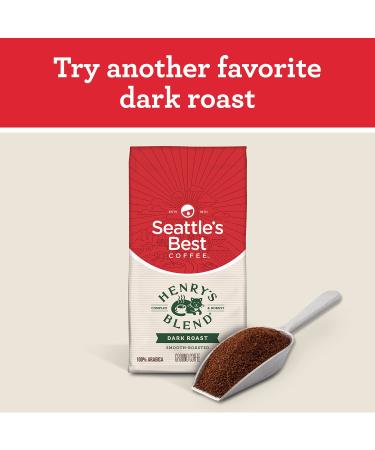 Seattle's Best Coffee Post Alley Blend Dark Roast Ground Coffee 12oz (Pack of 3) - Rich and Bold Flavor - Buy Online on GoSupps.com