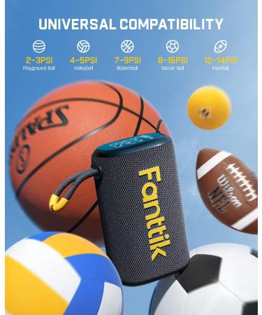 Fanttik X8 Nano Electric Ball Pump - Ultra-Fast Inflation for Sports Ball with Digital Pressure and LCD Display - Ideal for Basketball, Soccer, Volleyball, Football - Buy Online on GoSupps.com
