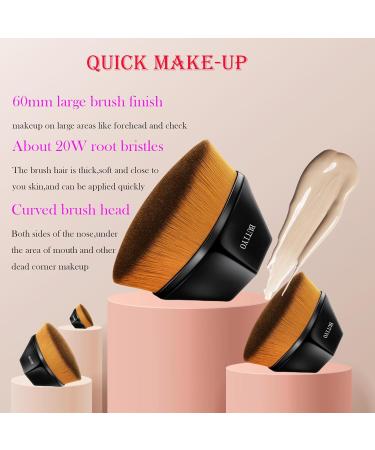 Buy BUTIYO Kabuki Foundation Makeup Brush Set - Flawless Liquid Makeup Brush for Women - Soft Synthetic - 1 PC Black - International Shipping Available - Buy Online on GoSupps.com