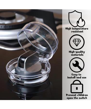 6 Pieces Transparent White Gas Stove Button Covers - Child Safety & Oven Lock Protection - Buy Online on GoSupps.com