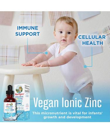 MaryRuth's Infant Liquid Ionic Zinc | Vegan Immune Support for Ages 0-12 Months | 1 Month Supply (2 Fl Oz) - Buy Online on GoSupps.com