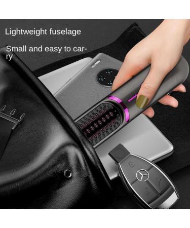 Wireless Hair Straightening Comb Portable Dual-Purpose Frizz-Free Styling with Negative Ion Technology - Buy Online on GoSupps.com