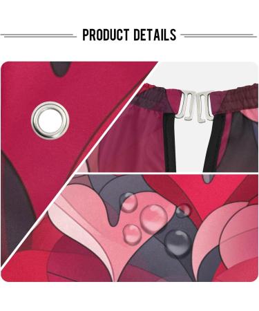 Waterproof Barber Cape - Valentine's Day Heart & Cheetah Haircut Bib for Men & Unisex | Durable Hair Cutting Cape for Professionals - Buy Online on GoSupps.com