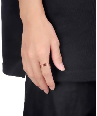 BioMag Magnetic Rings for Men - Set of 4 | Solid Pure Copper Jewelry Gift for Dad | Finger and Thumb Copper Rings - Buy Online on GoSupps.com