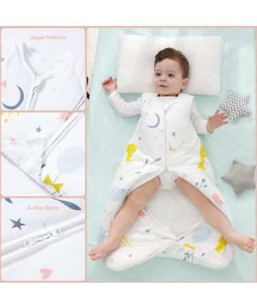 Mosebears 2.5 Tog Baby Winter Sleeping Bag 100% Cotton | Animal Design | 18-24 Months - Buy Online on GoSupps.com